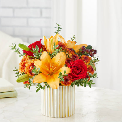 Scarlet Skies Bouquet –  Forever Flowers, Fords NJ