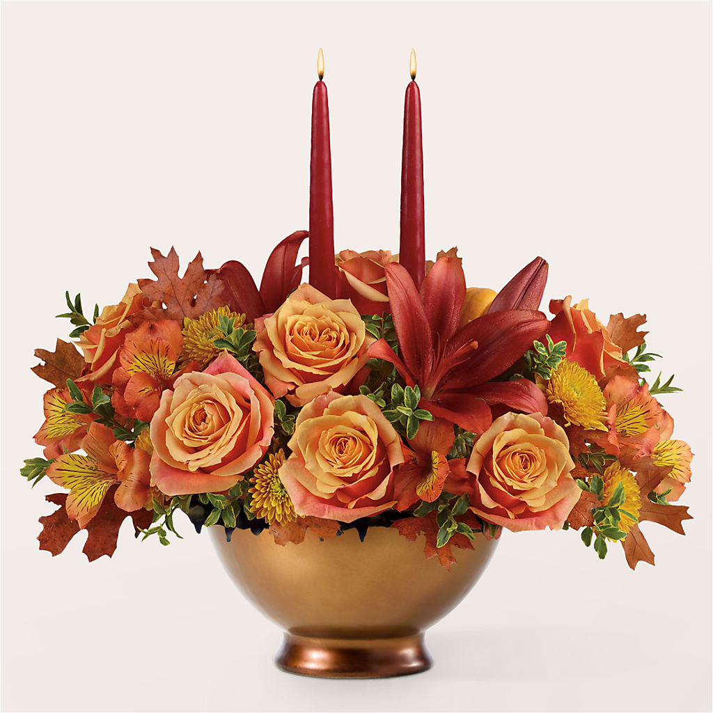 Harvest Table Centerpiece –  Forever Flowers, Fords NJ