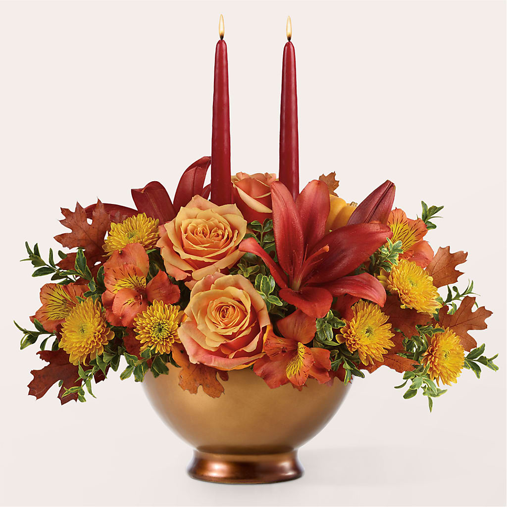 Harvest Table Centerpiece –  Forever Flowers, Fords NJ