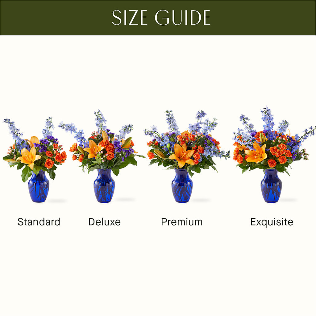 Radiant Citrus Bouquet –  Forever Flowers, Fords NJ