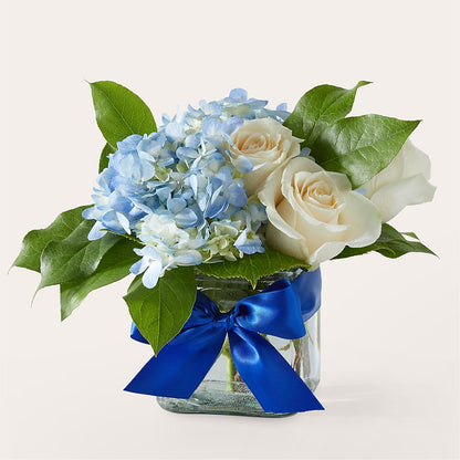Sky Blue Delight Bouquet –  Forever Flowers, Fords NJ