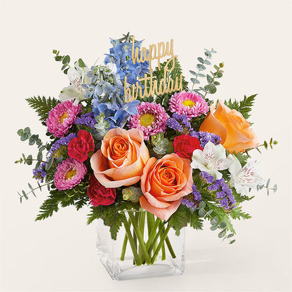 Birthday Bash Bouquet –  Forever Flowers, Fords NJ