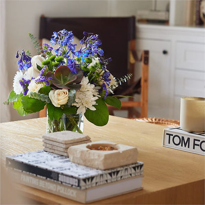 Cerulean Waves Bouquet –  Forever Flowers, Fords NJ