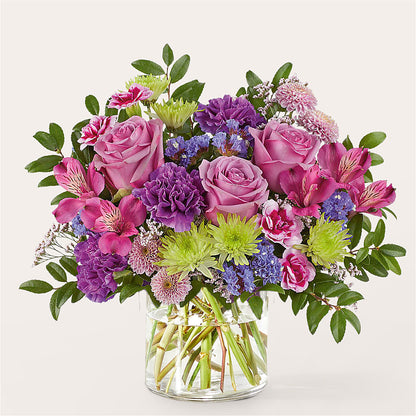 Glass Half Full Bouquet –  Forever Flowers, Fords NJ