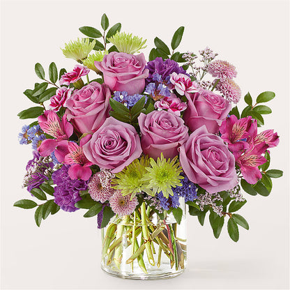 Glass Half Full Bouquet –  Forever Flowers, Fords NJ