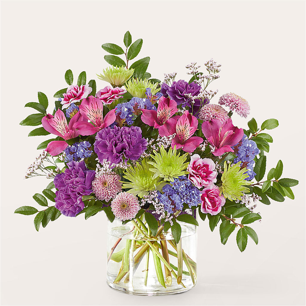Glass Half Full Bouquet –  Forever Flowers, Fords NJ