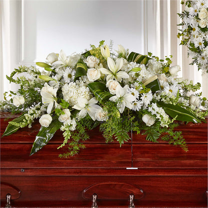 Abundance Casket Spray –  Forever Flowers, Fords NJ