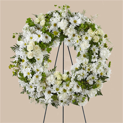 Faithful Wishes Wreath –  Forever Flowers, Fords NJ