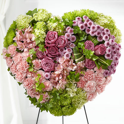 Heartwarming Standing Heart –  Forever Flowers, Fords NJ