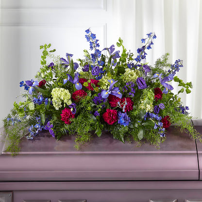 Always Treasured Casket Spray –  Forever Flowers, Fords NJ