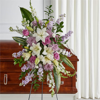 Grateful Hearts Standing Spray –  Forever Flowers, Fords NJ