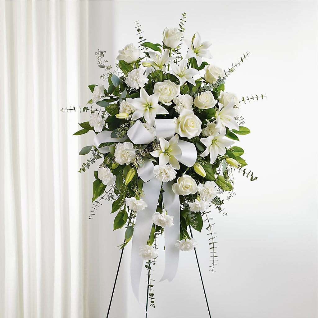 With Care Standing Spray –  Forever Flowers, Fords NJ