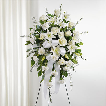 With Care Standing Spray –  Forever Flowers, Fords NJ