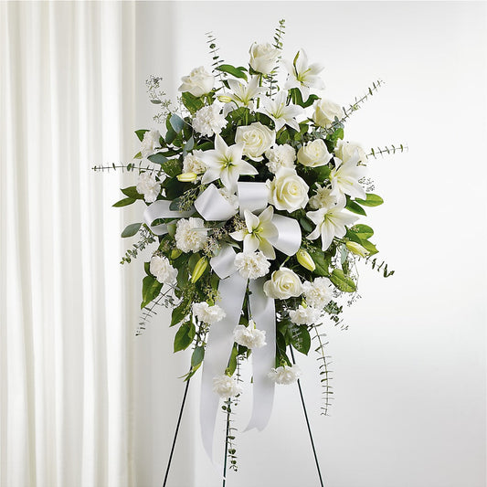 With Care Standing Spray –  Forever Flowers, Fords NJ