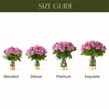 Secret Admirer Lavender Rose Bouquet –  Forever Flowers, Fords NJ
