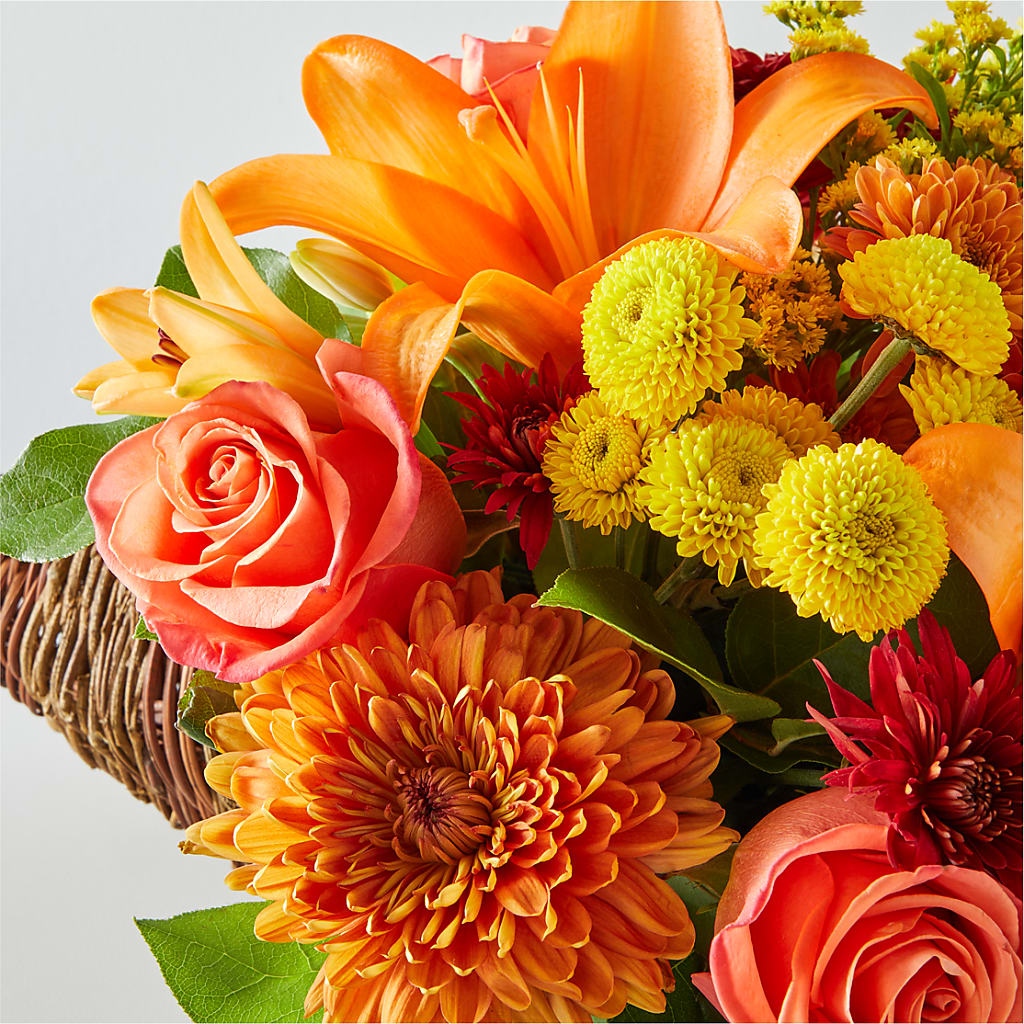 Bouquet of Blessings Cornucopia –  Forever Flowers, Fords NJ