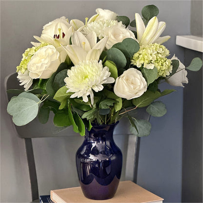 Snowy Dreams Bouquet –  Forever Flowers, Fords NJ