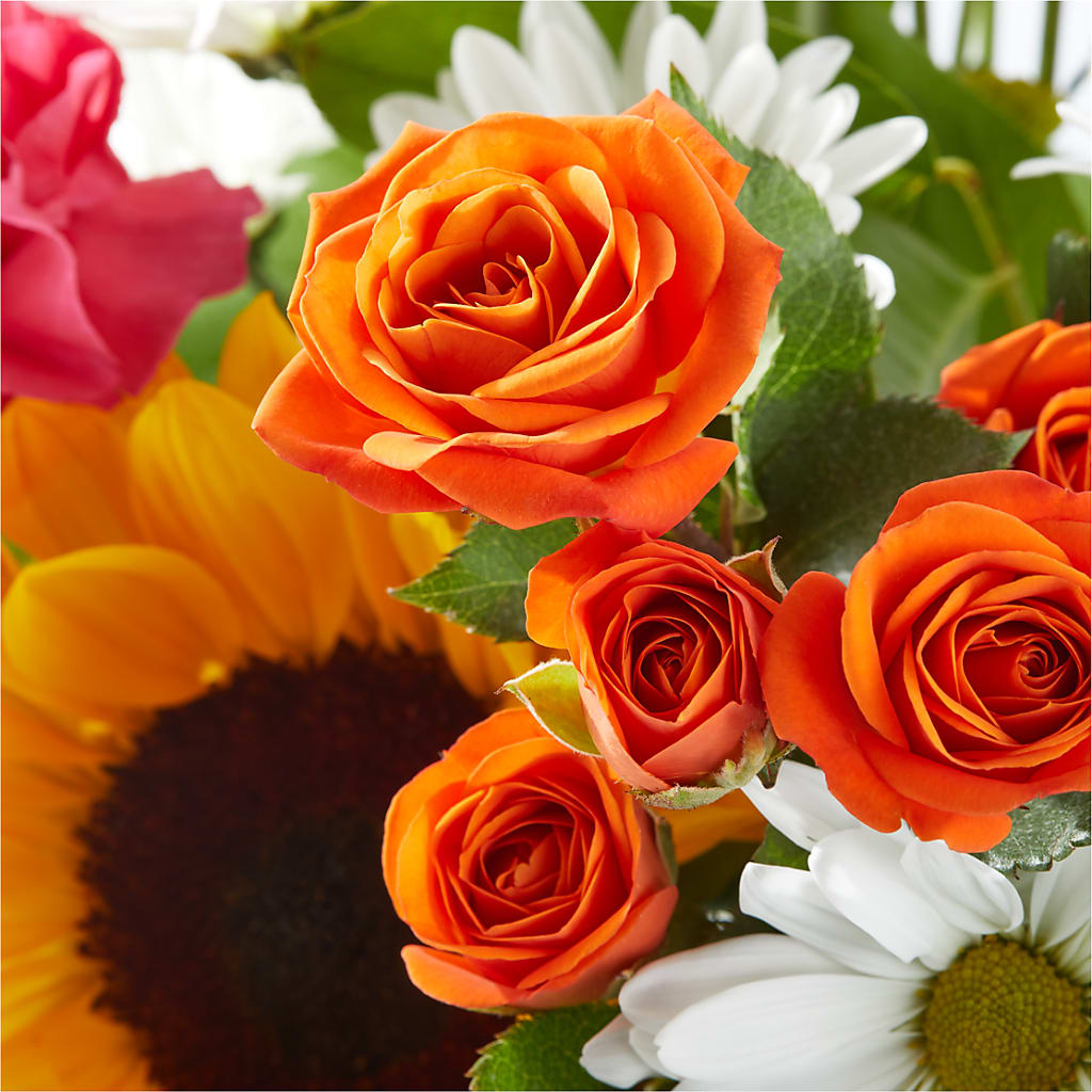 Sun-drenched Blooms Bouquet –  Forever Flowers, Fords NJ