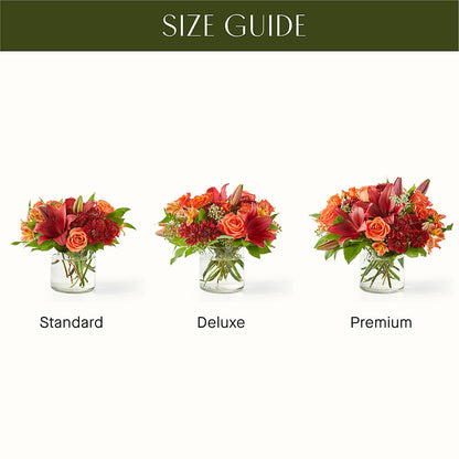 Crimson Leaves Bouquet –  Forever Flowers, Fords NJ