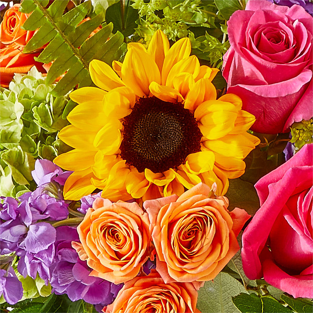 Vibrant Greetings Bouquet –  Forever Flowers, Fords NJ