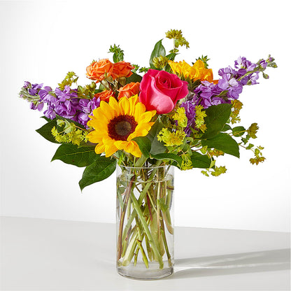 Vibrant Greetings Bouquet –  Forever Flowers, Fords NJ