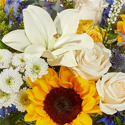 Wonderfully Sunny Bouquet –  Forever Flowers, Fords NJ