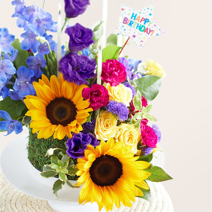 Star of the Day Floral Cake –  Forever Flowers, Fords NJ