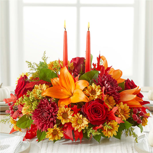 Autumn's Embrace Centerpiece –  Forever Flowers, Fords NJ