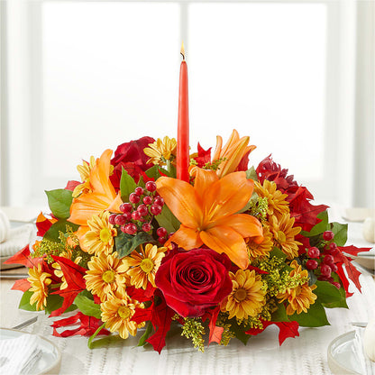 Autumn's Embrace Centerpiece –  Forever Flowers, Fords NJ