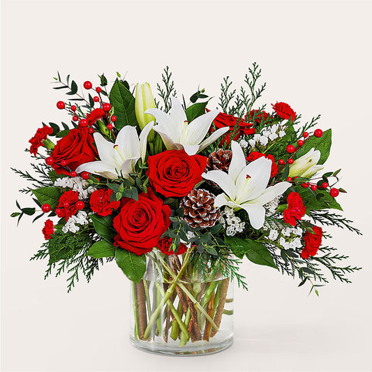 Best in Snow Bouquet –  Forever Flowers, Fords NJ