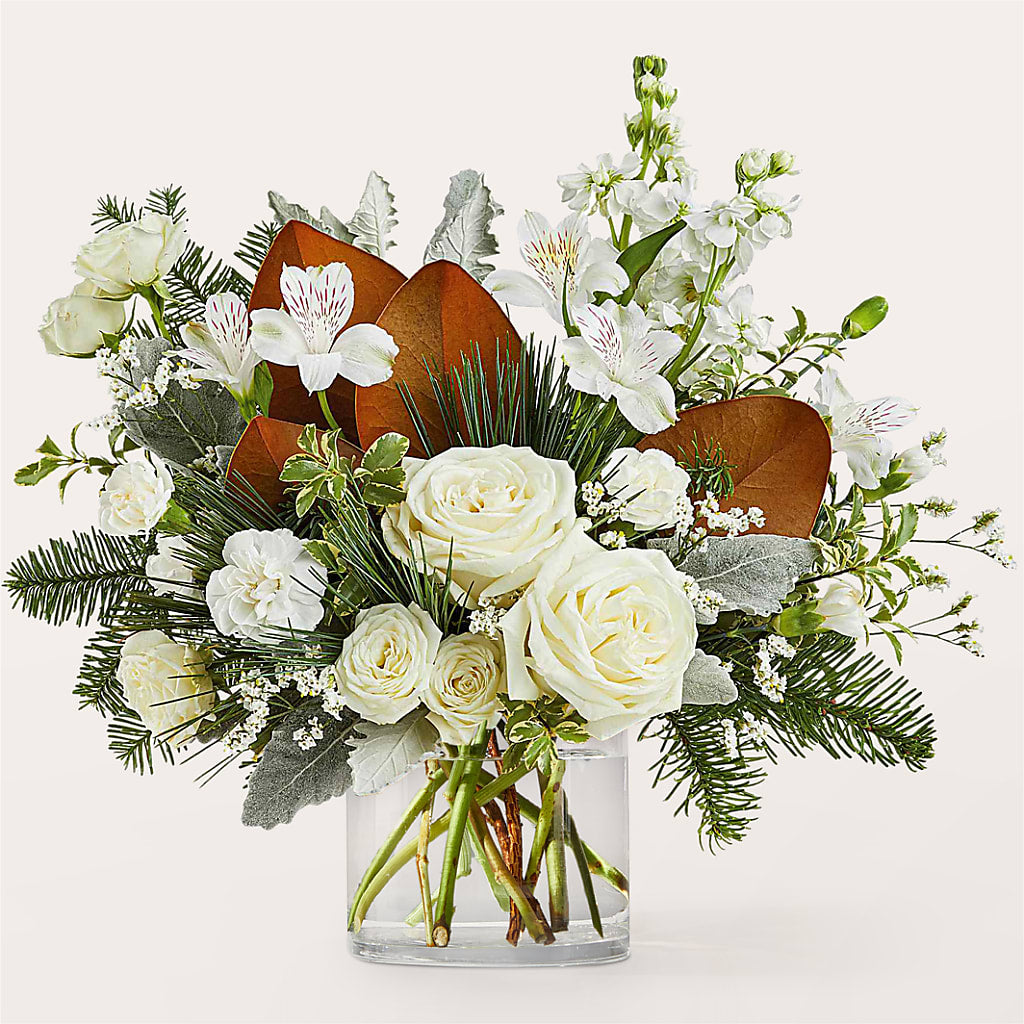 Fresh Snowfall Bouquet –  Forever Flowers, Fords NJ