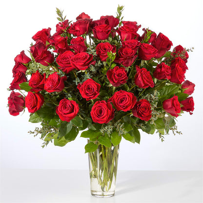 Forever Yours Fifty Stem Red Rose Bouquet –  Forever Flowers, Fords NJ
