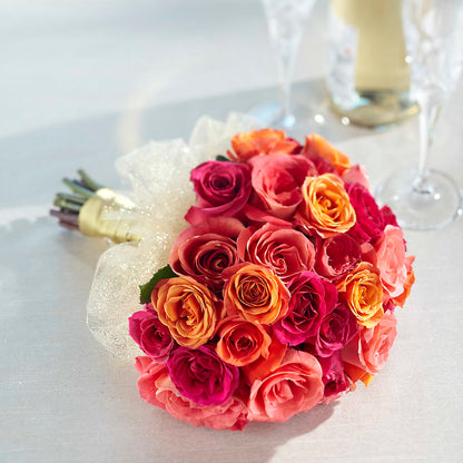 Sweet Roses Bouquet –  Forever Flowers, Fords NJ
