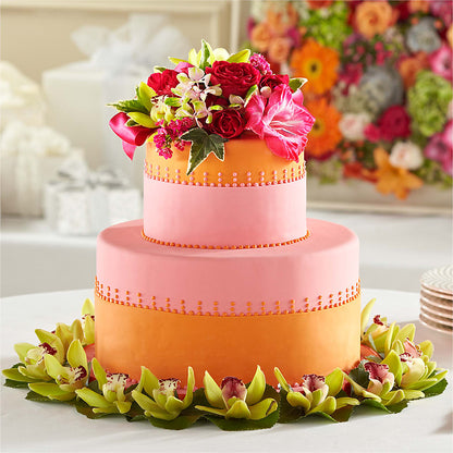 Sweet Citrus Cake Decor –  Forever Flowers, Fords NJ