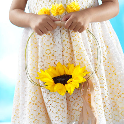 Sweet Sunshine Flower Girl Bouquet –  Forever Flowers, Fords NJ