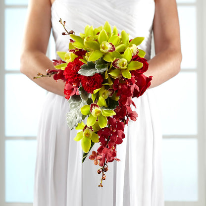 Elegant Orchid Bouquet –  Forever Flowers, Fords NJ