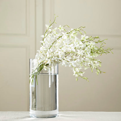 White Dendrobium Bouquet –  Forever Flowers, Fords NJ